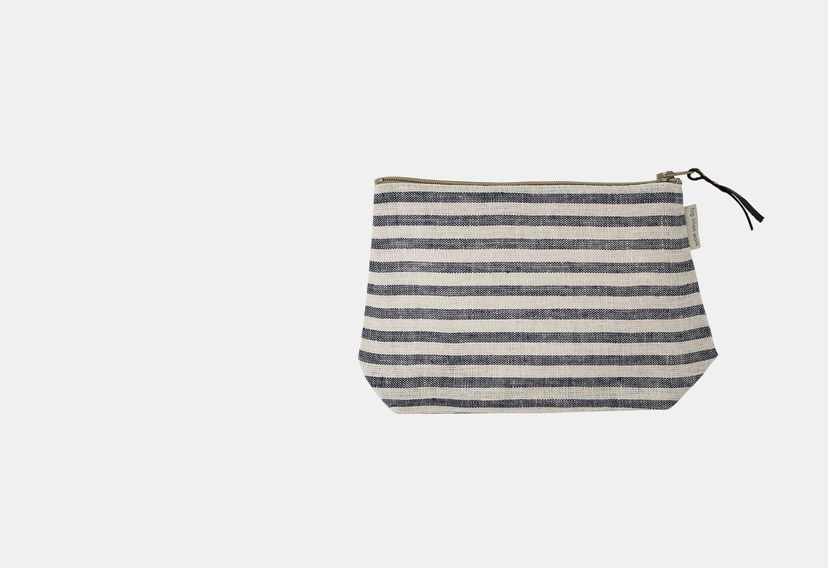 Chris Pouch | Navy and White, Fog linen, Fog linen