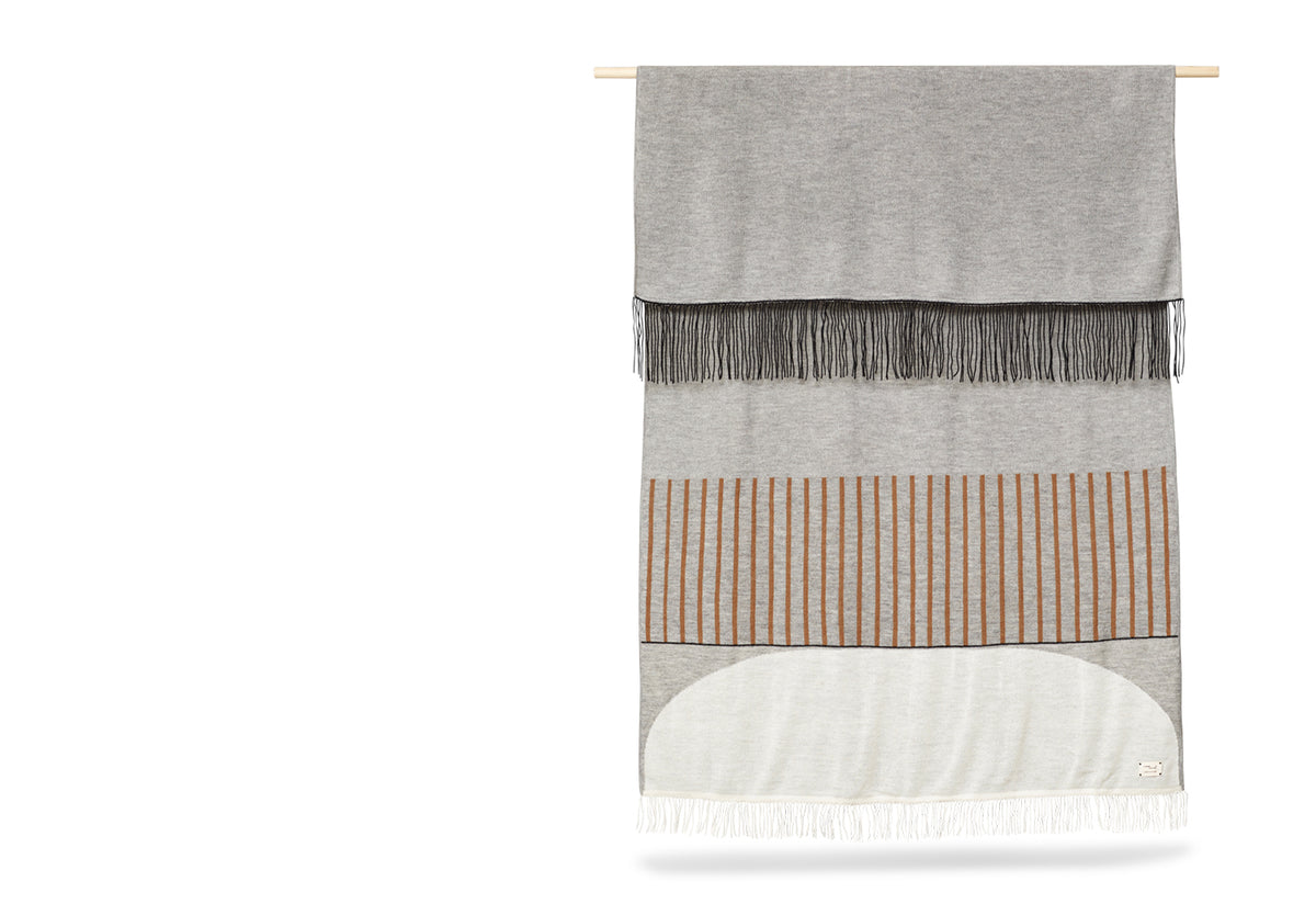 Aymara Blanket | Grey, Herman studio, Form and refine