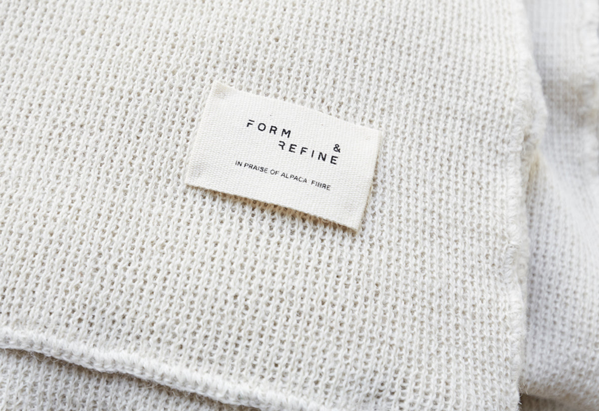Aymara Blanket | Grey, Herman studio, Form and refine