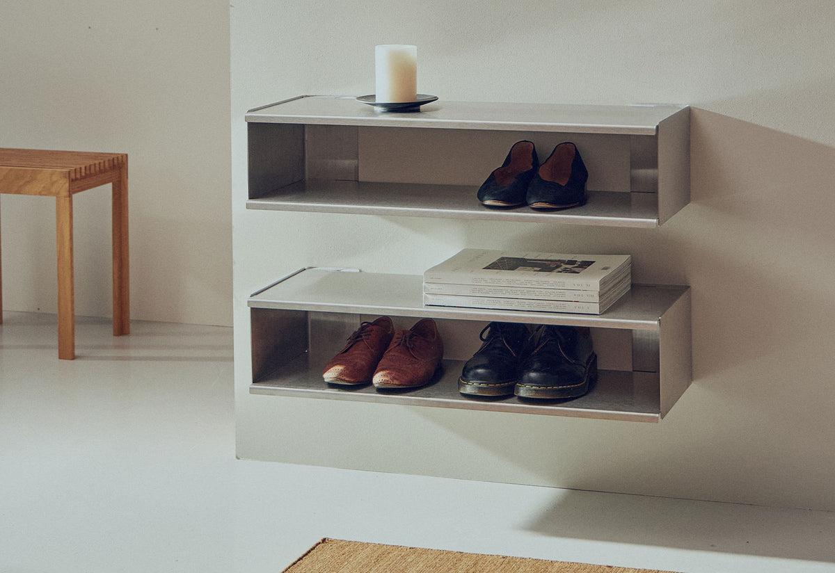 Taper Console + Shoe Rack, Herman studio, Form and refine