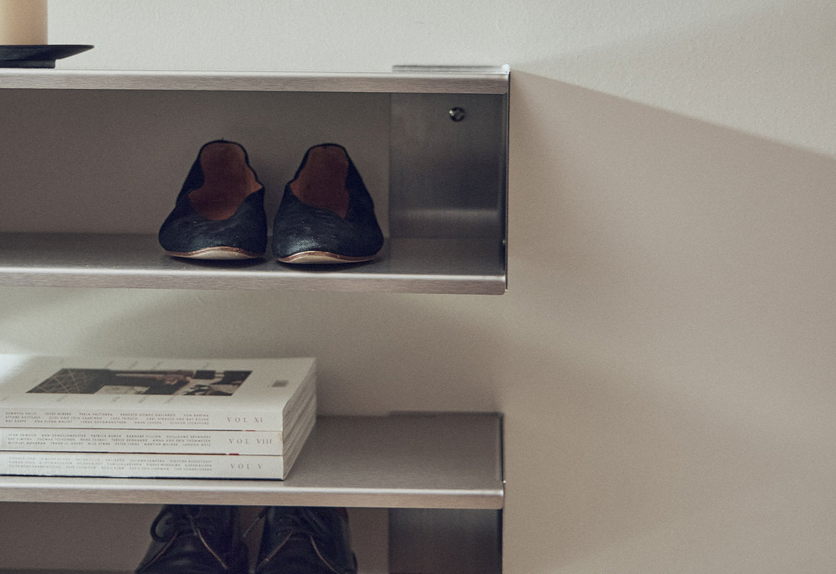 Taper Console + Shoe Rack, Herman studio, Form and refine