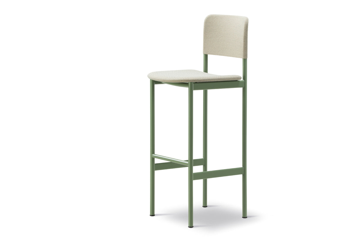 Plan Barstool | Fully Upholstered, Barber osgerby, Fredericia