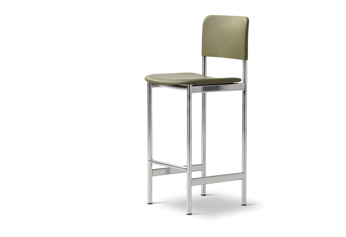 Plan Barstool | Fully Upholstered, Barber osgerby, Fredericia
