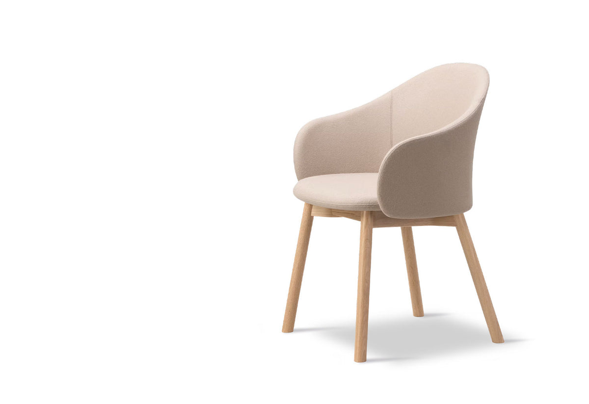 Gomo Armchair | Wood Base, Hugo passos, Fredericia