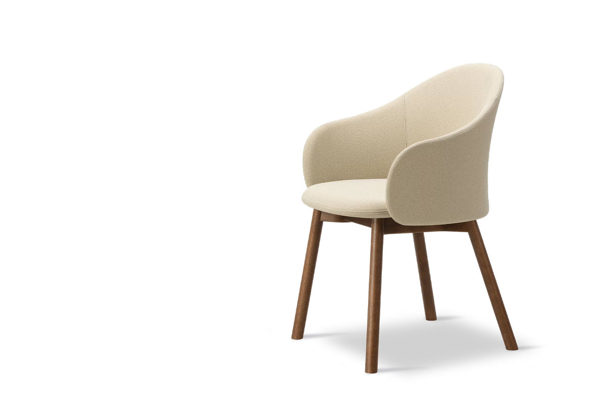 Gomo Armchair | Wood Base, Hugo passos, Fredericia