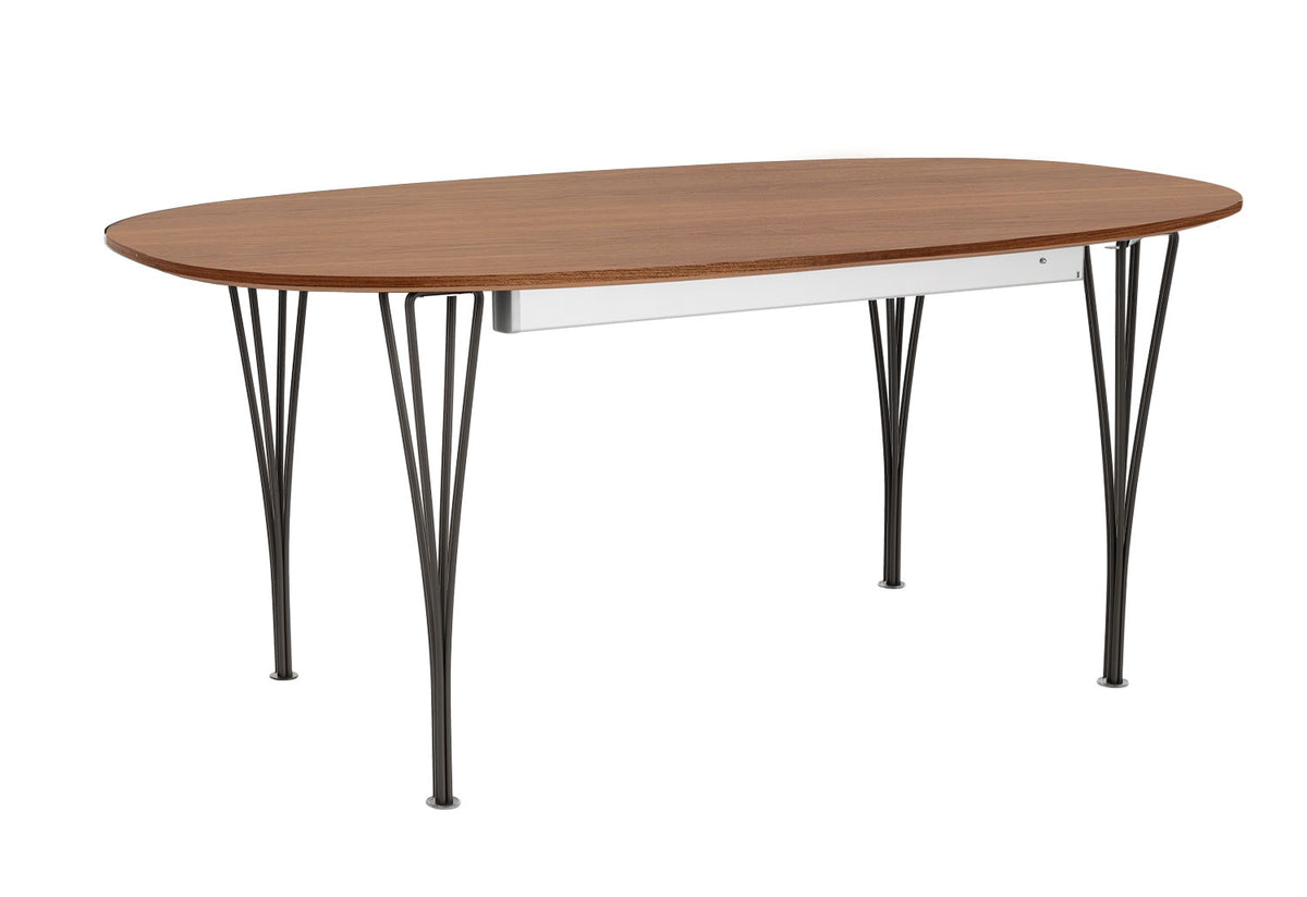 Superellipse table - Extendable, Arne jacobsen, Bruno mathsson, Piet hein, Fritz hansen