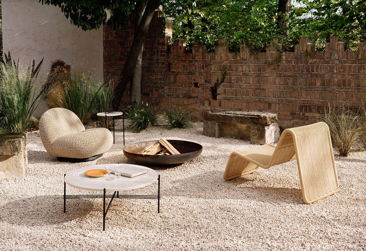 P3 Outdoor Lounge Chair, Tito agnoli, Gubi