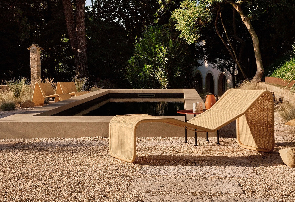 P3S Outdoor Chaise Longue, Tito agnoli, Gubi