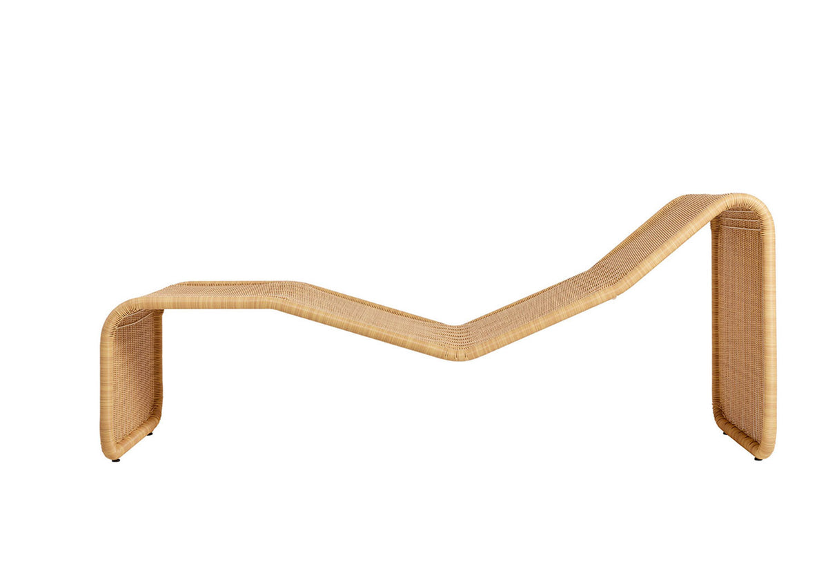 P3S Outdoor Chaise Longue, Tito agnoli, Gubi