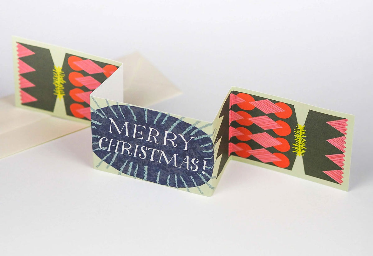 Christmas Cracker Diamond Card, Hadley paper goods