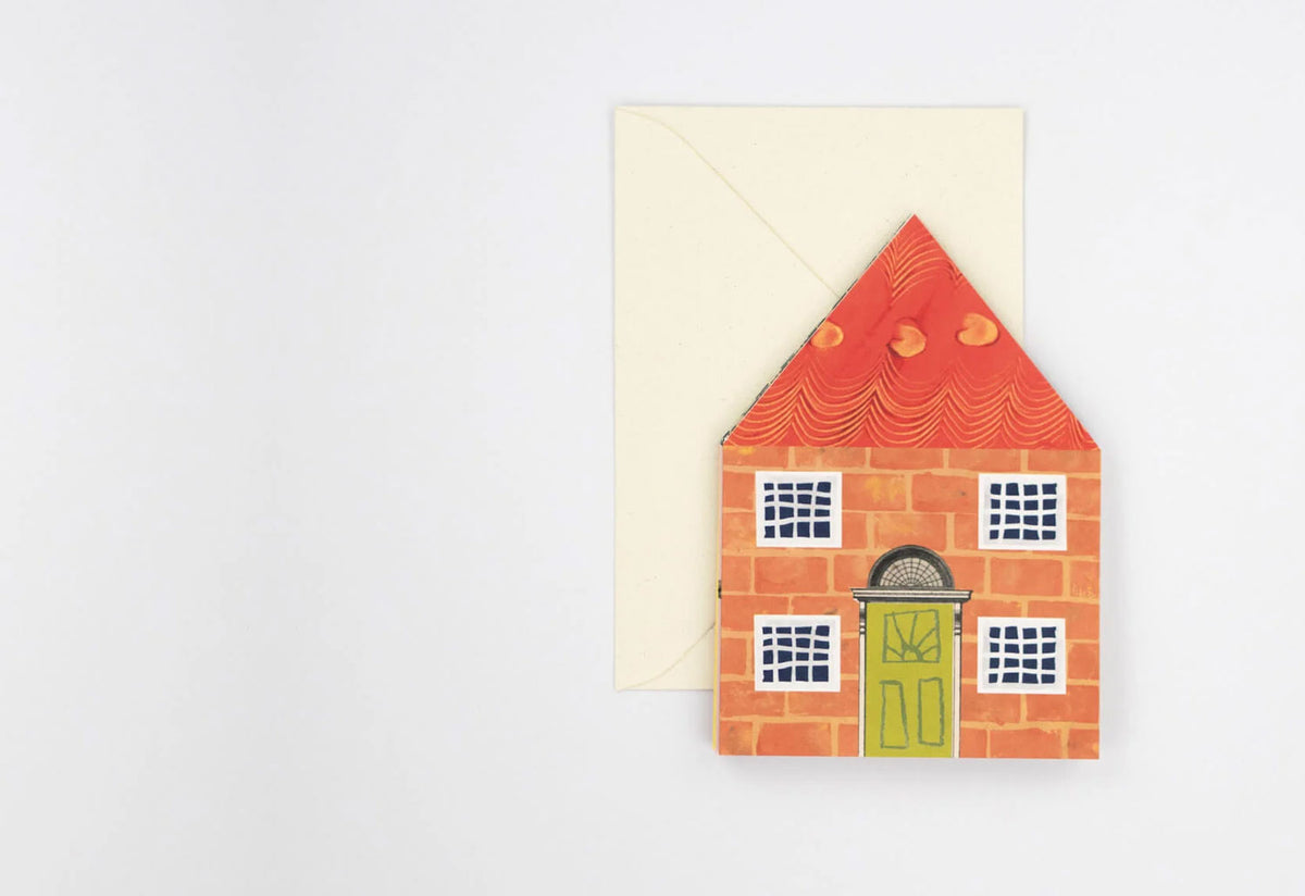 House Concertina Card, Hadley paper goods
