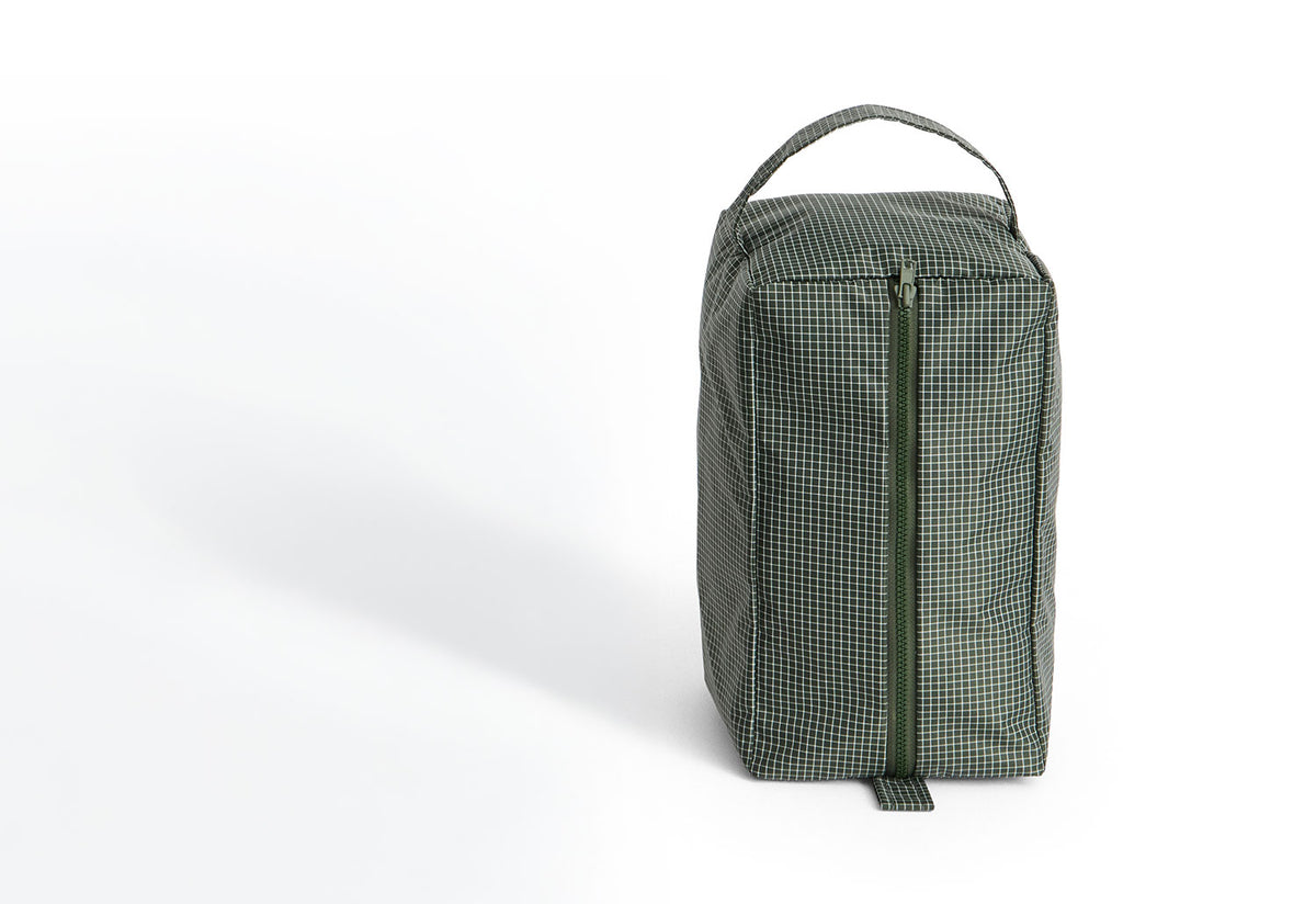 Grid Wash Bag, Hay