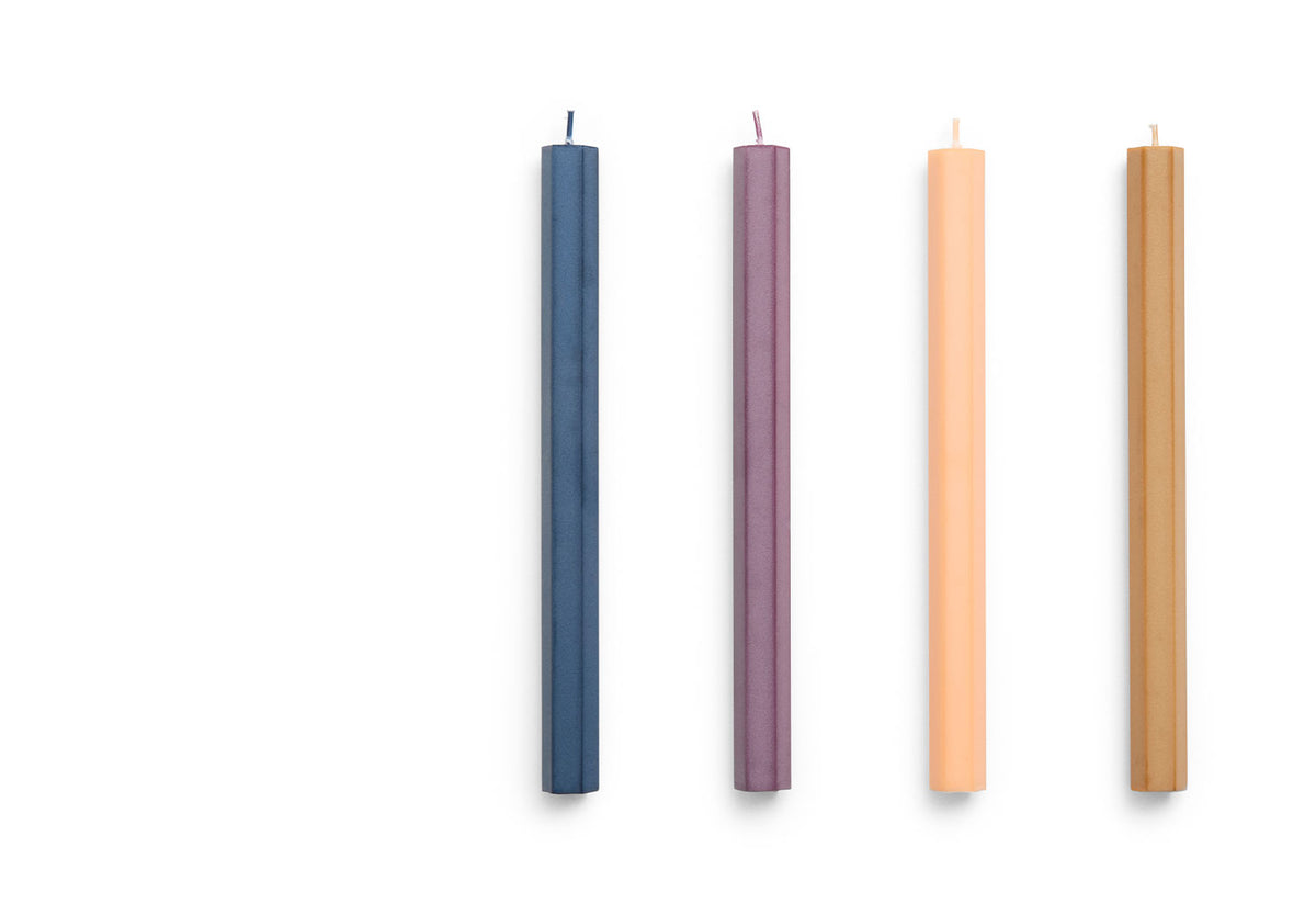 Hexagon Candle Set | Dark, Hay