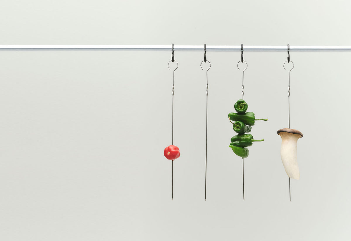 Outdoor Market BBQ Skewer Set, Jasper morrison shop, Hay