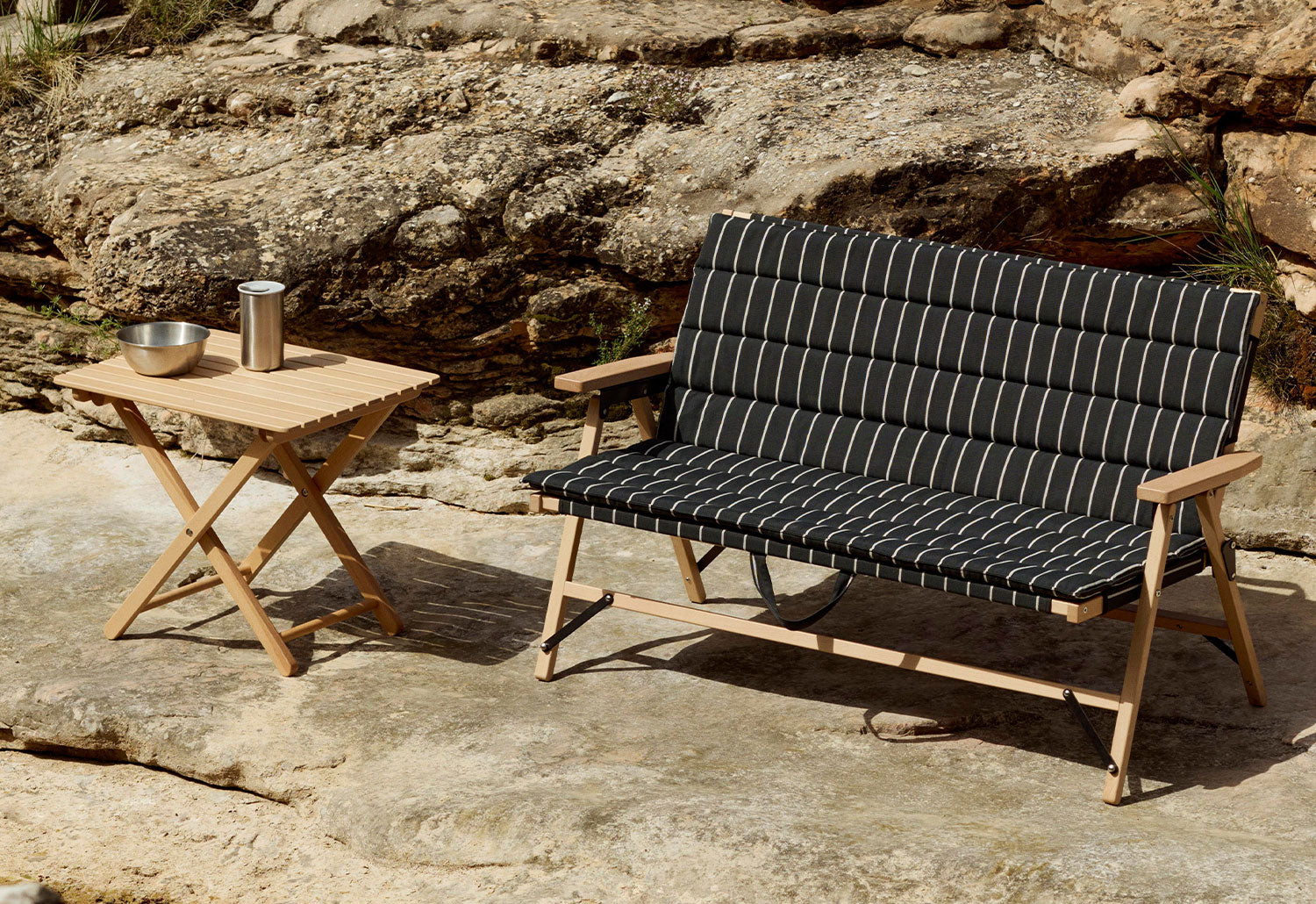 HAY Outdoor Market Folding Sofa | twentytwentyone