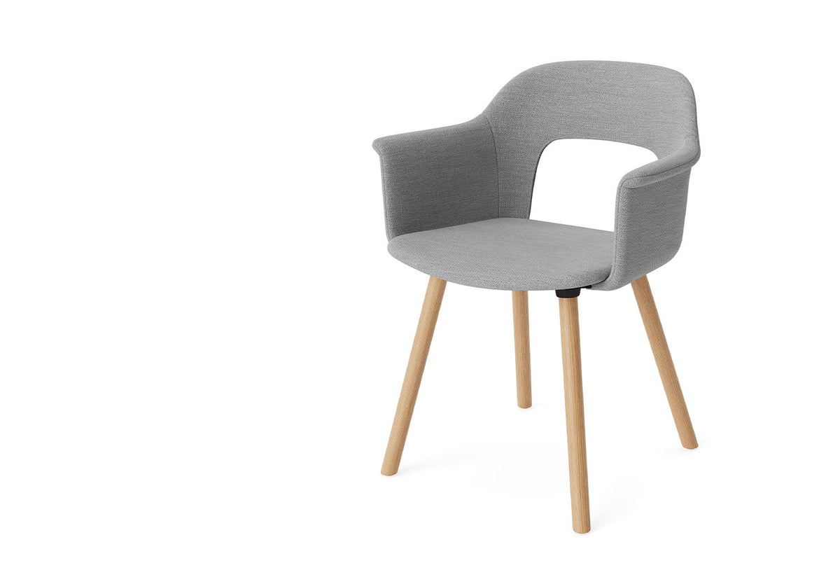 Layout Armchair | Wood Base, Julien renault, Hay