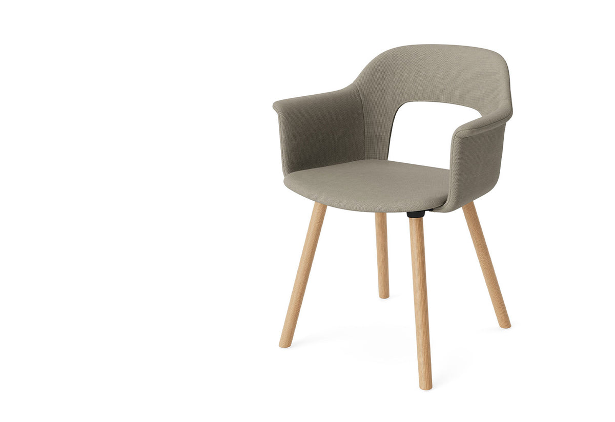Layout Armchair | Wood Base, Julien renault, Hay