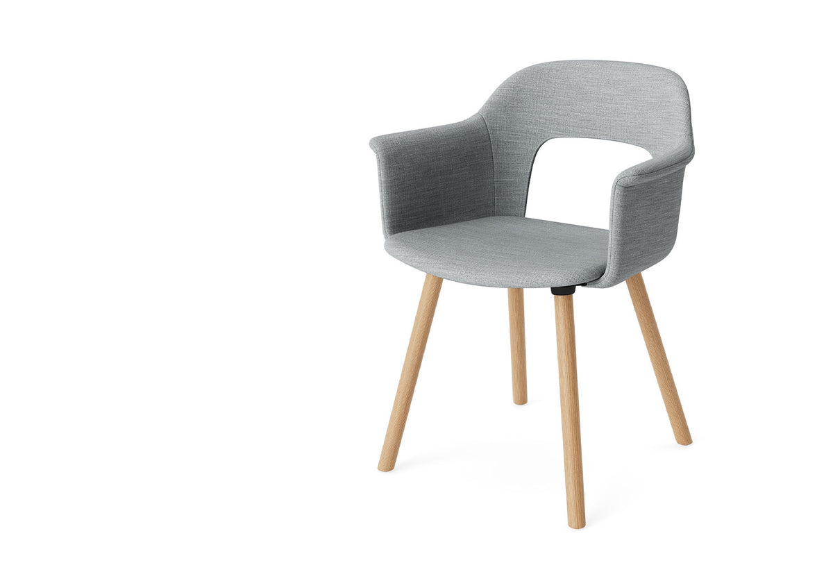 Layout Armchair | Wood Base, Julien renault, Hay