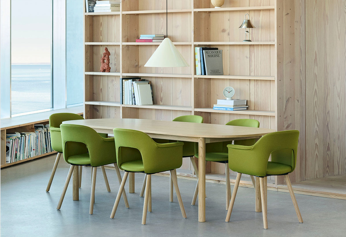 Layout Armchair | Wood Base, Julien renault, Hay