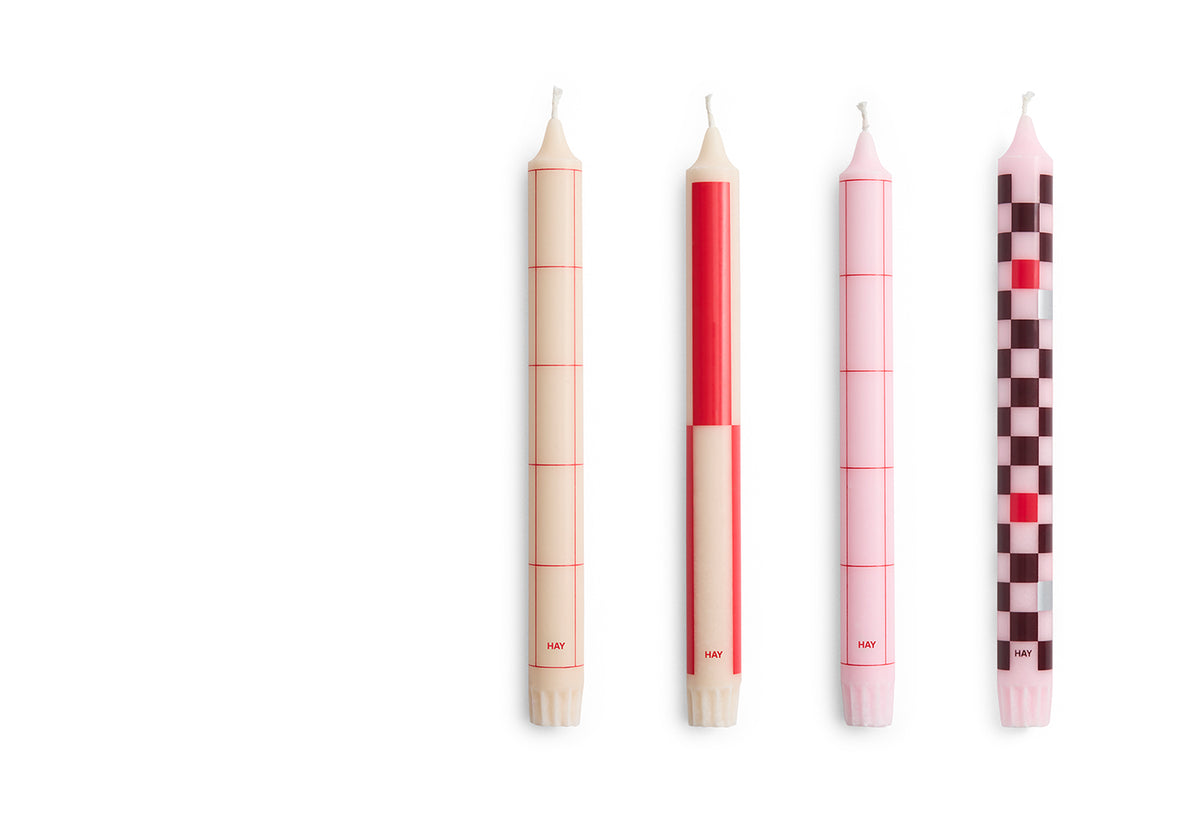 Pattern Candle Set, Hay