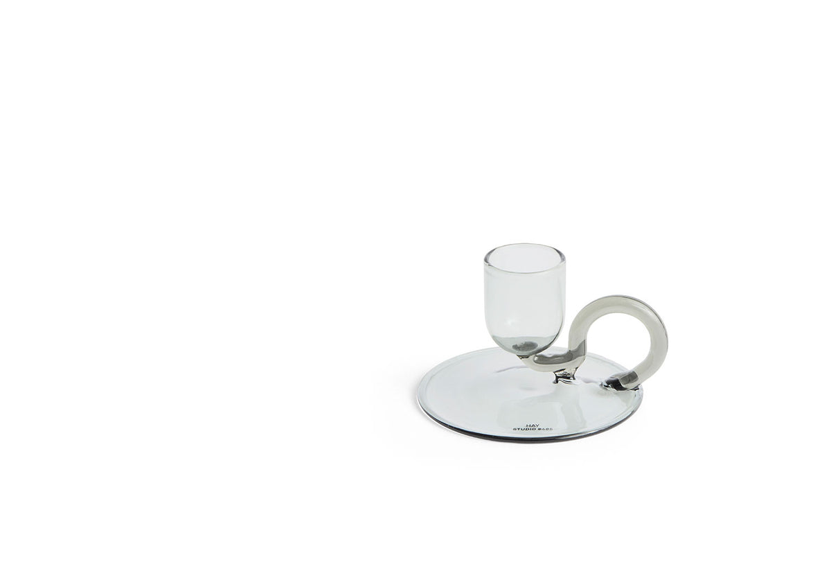 Tiny Candleholder | Curved, Hay