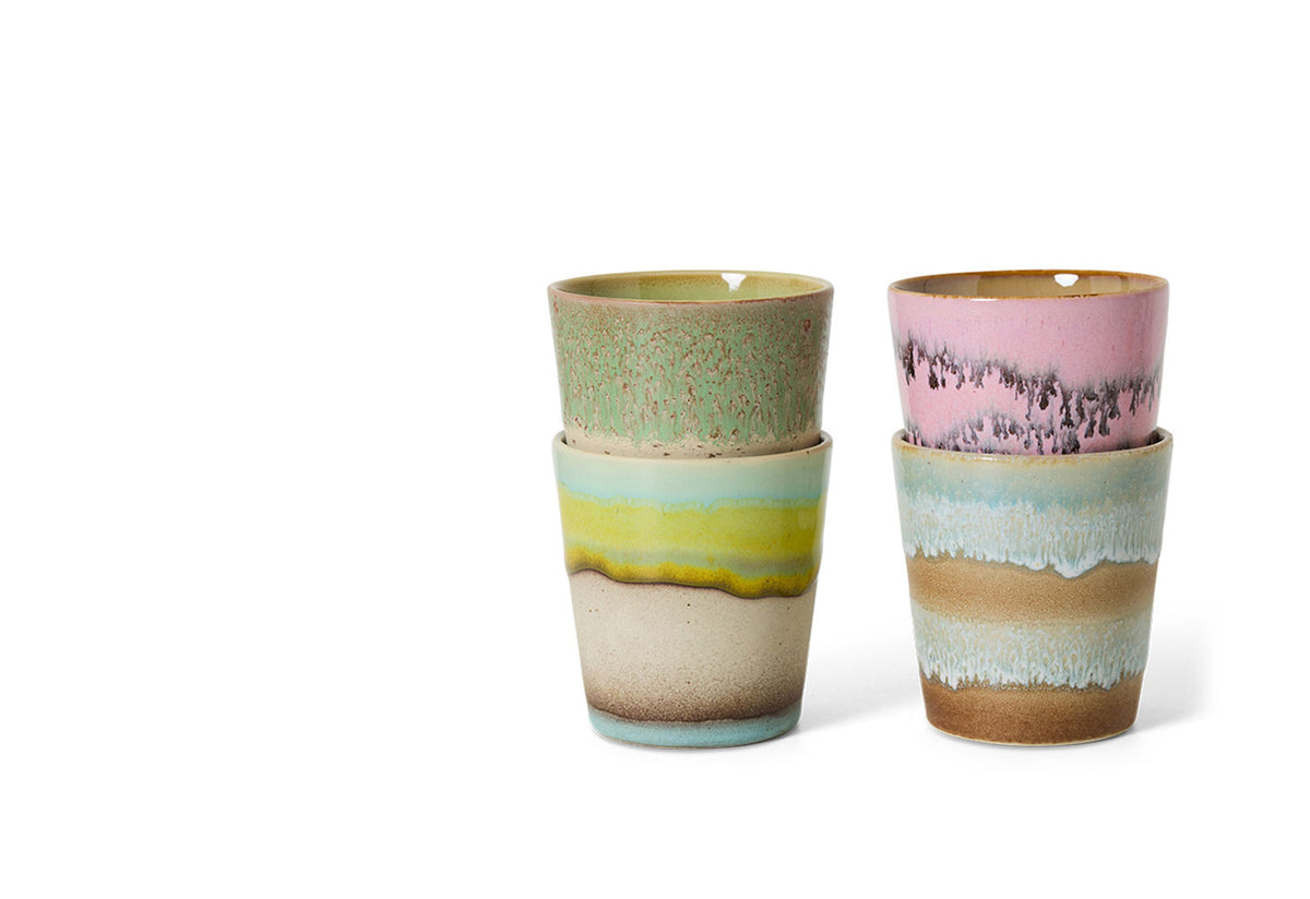 70s Coffee Mug Set | Pop Art, Hkliving