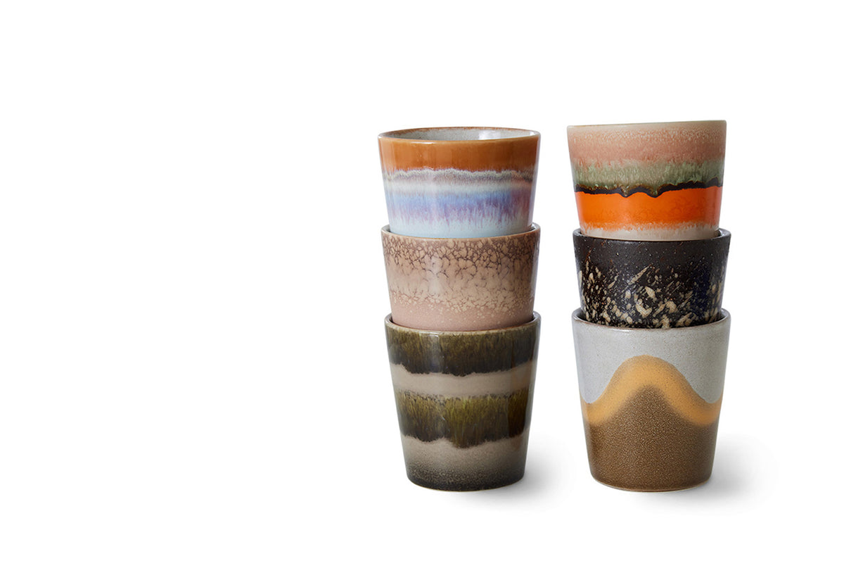 70s Coffee Mug Set | Elements, Hkliving
