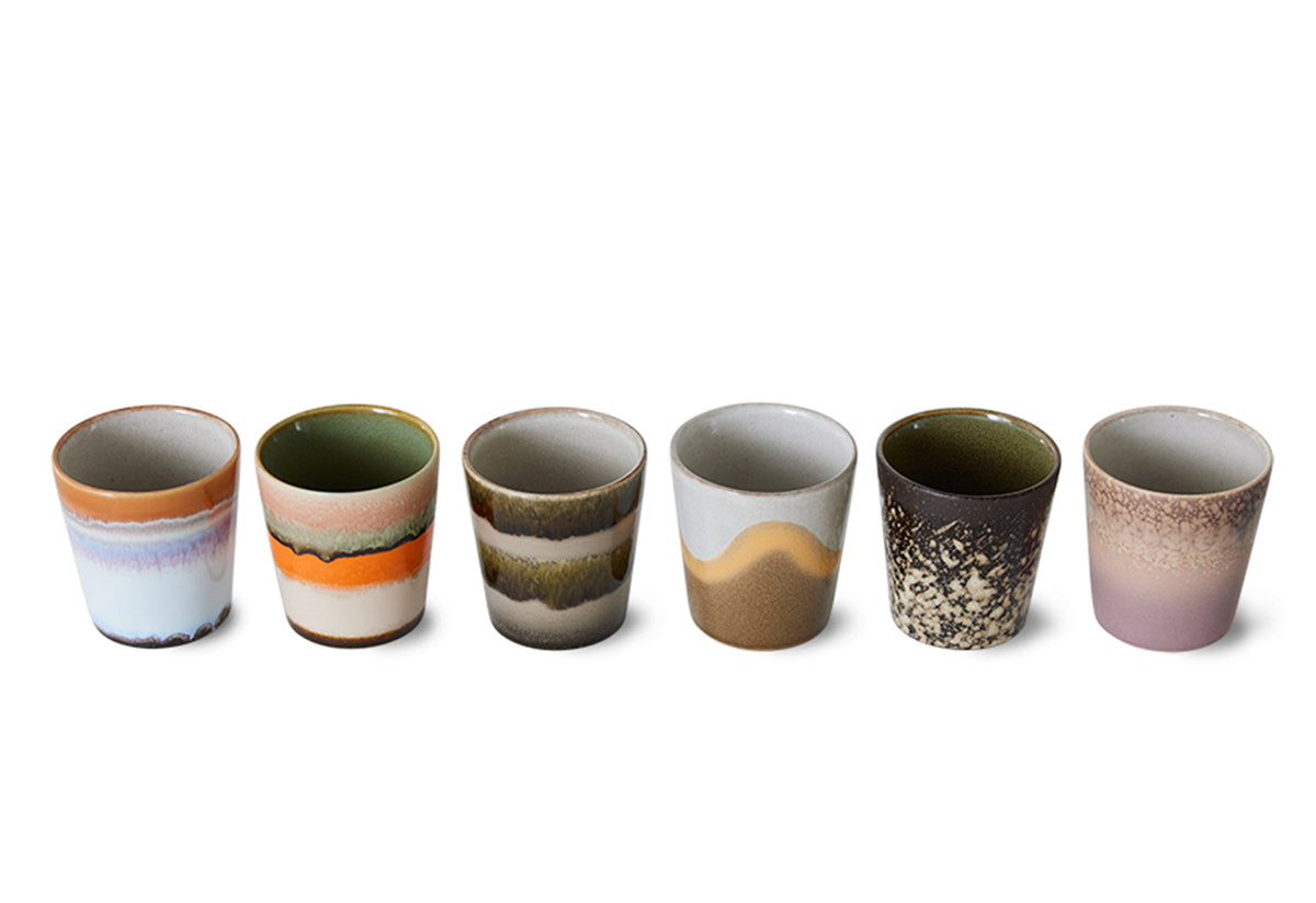 70s Coffee Mug Set | Elements, Hkliving