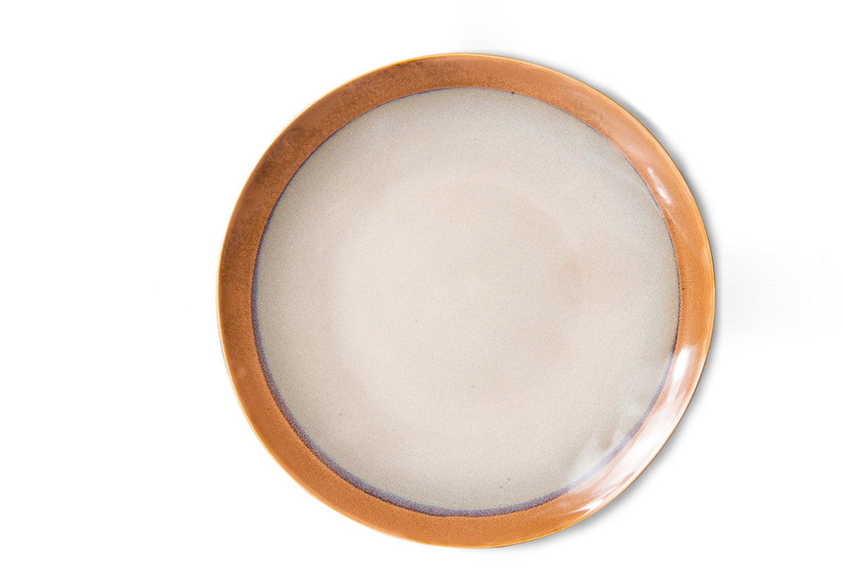 70s Dinner Plates, Set of 2, Earth, Hkliving