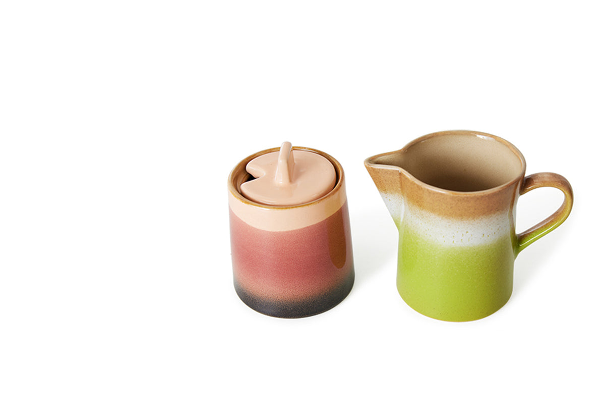 70s Milk Jug + Sugar Pot, Hkliving