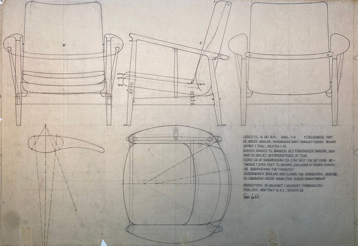 Kettelhut Chair, Finn juhl, House of finn juhl