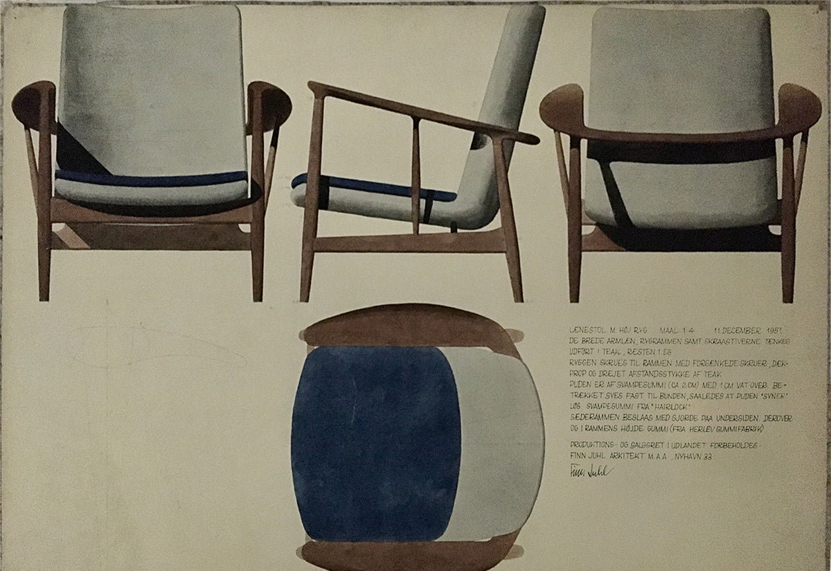 Kettelhut Chair, Finn juhl, House of finn juhl