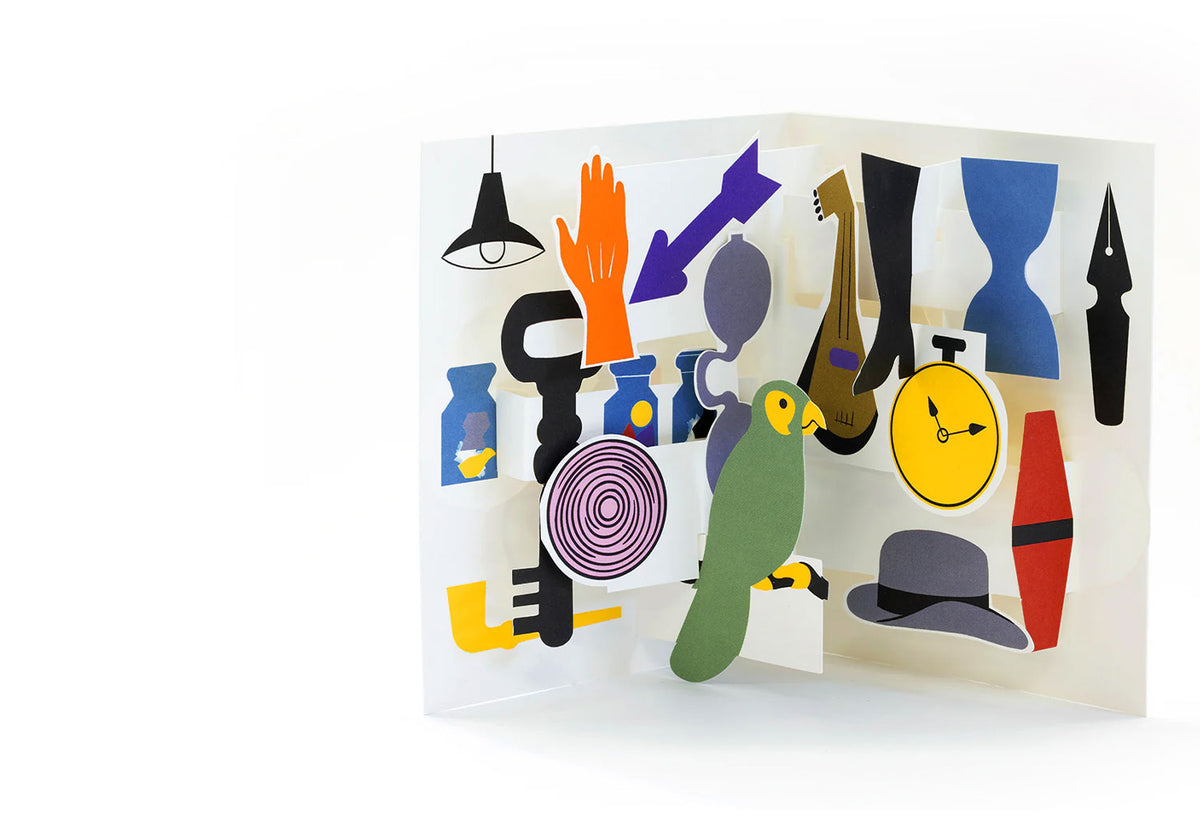 Surrealist Pop Up Card, Gérard lo monaco, Ic design