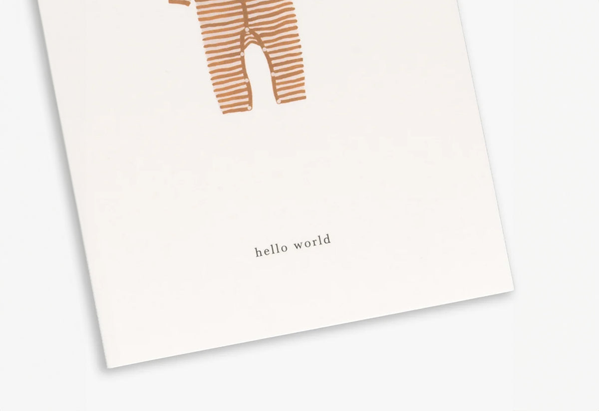 Baby Onesie Card, Kartotek