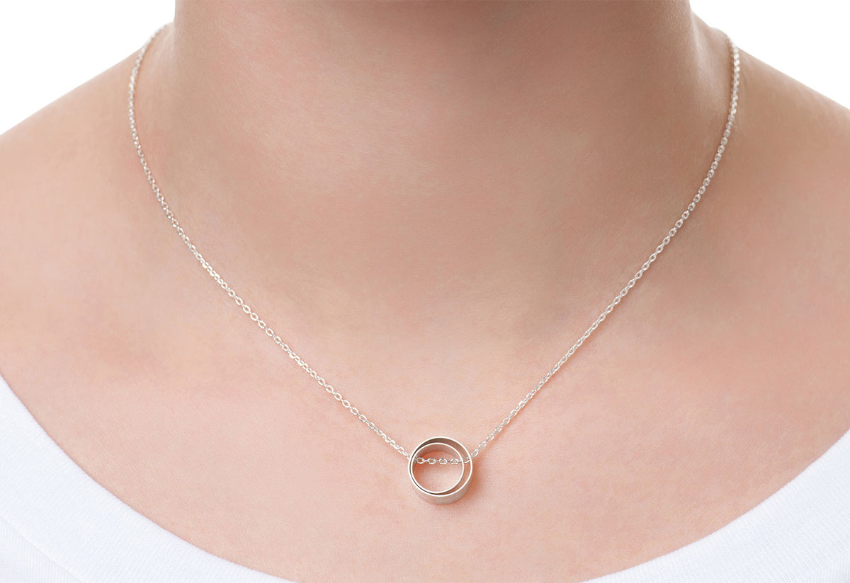 Shape in Shape Necklace | Circle, Kei tominaga