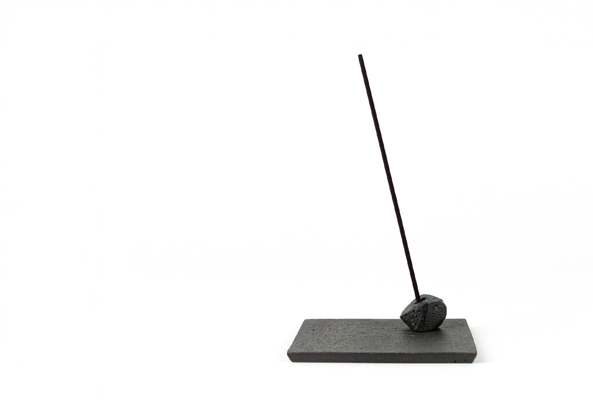 Kawara Ceramic Incense Holder Square, Kenkawai