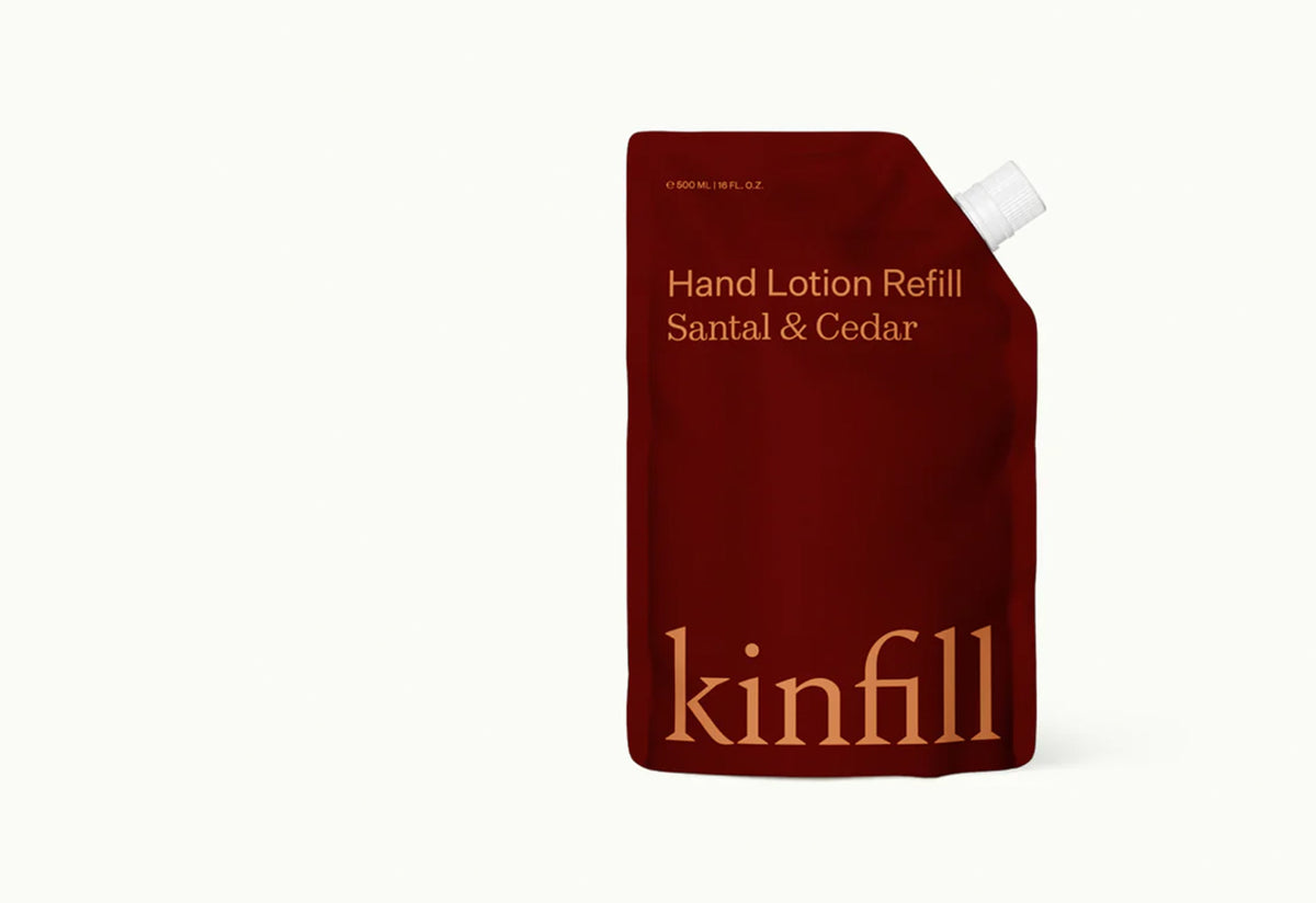 Hand Lotion Refill Santal + Cedar, Kinfill