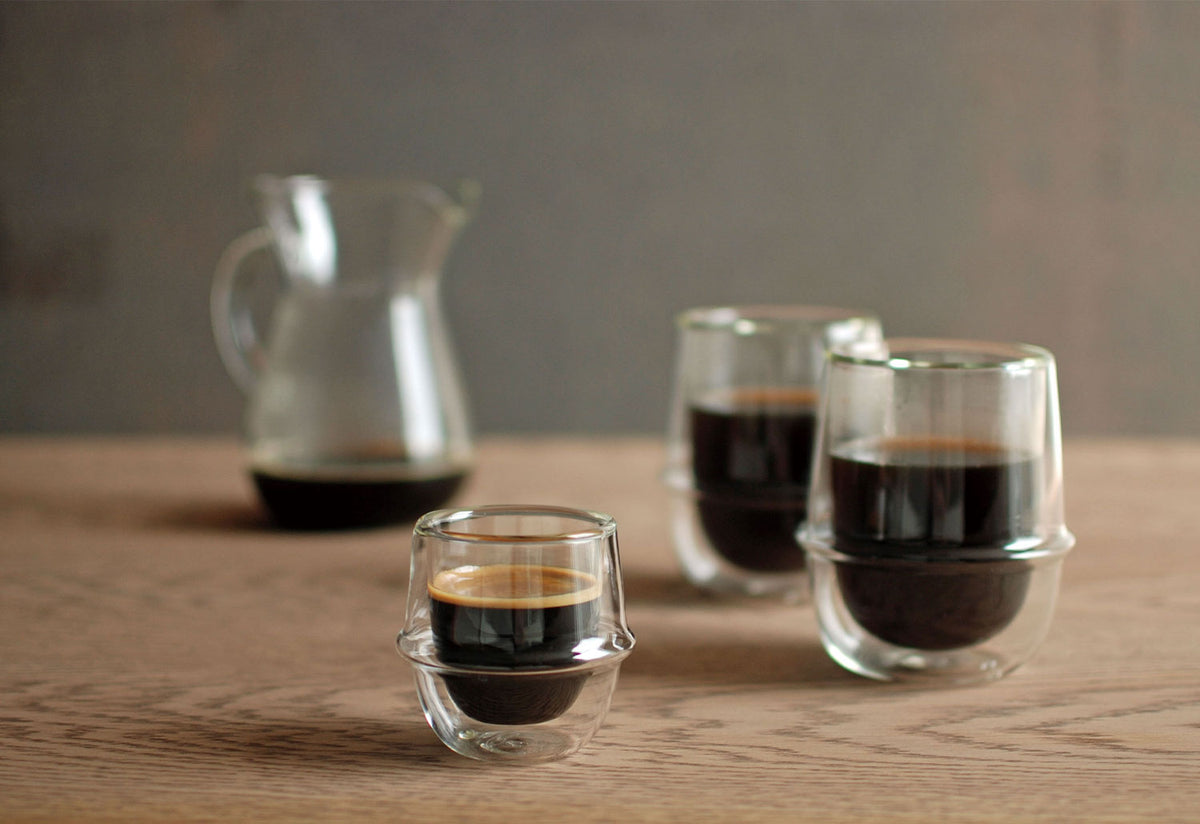 Kronos Double Wall Coffee Glass, Kinto