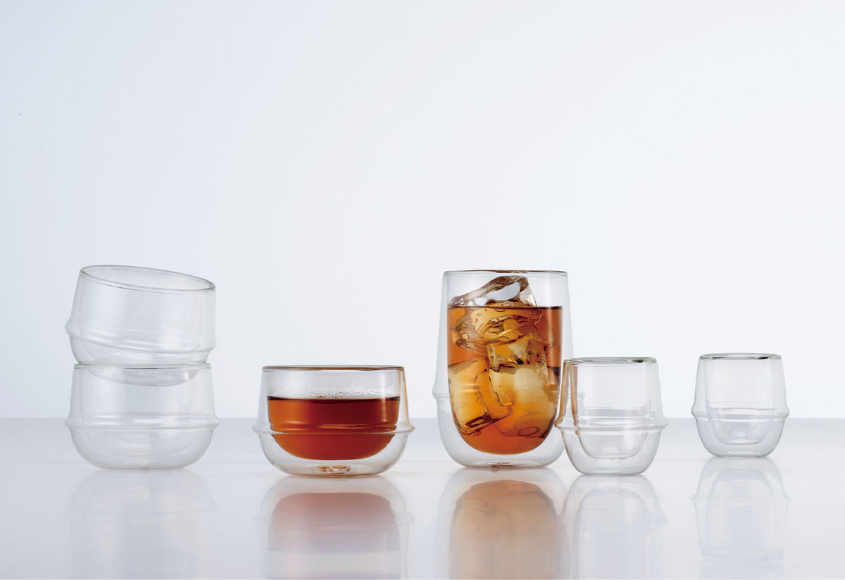 Kronos Double Wall Iced Tea Glass, Kinto