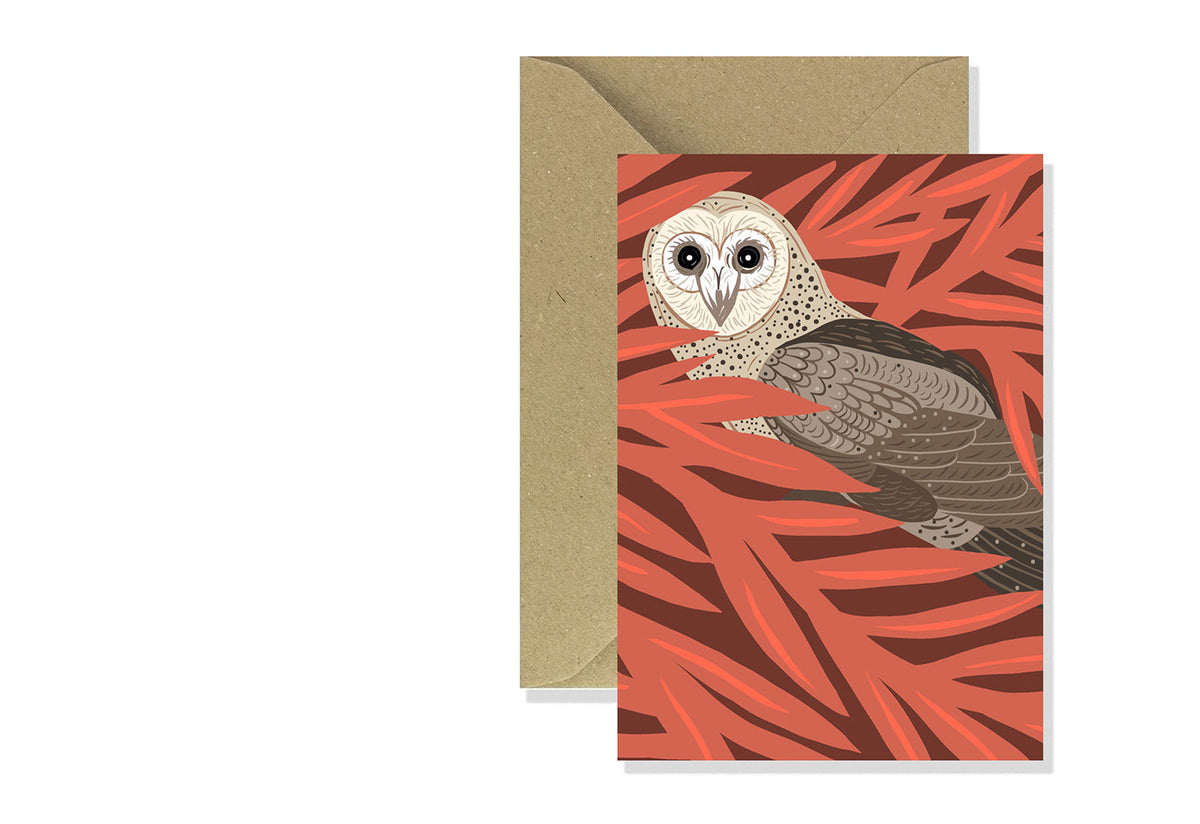 Barnsley The Owl Card, Kiran ravilious