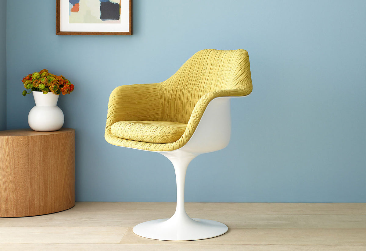 Tulip Swivel Armchair, Fully Upholstered, Eero saarinen, Knoll