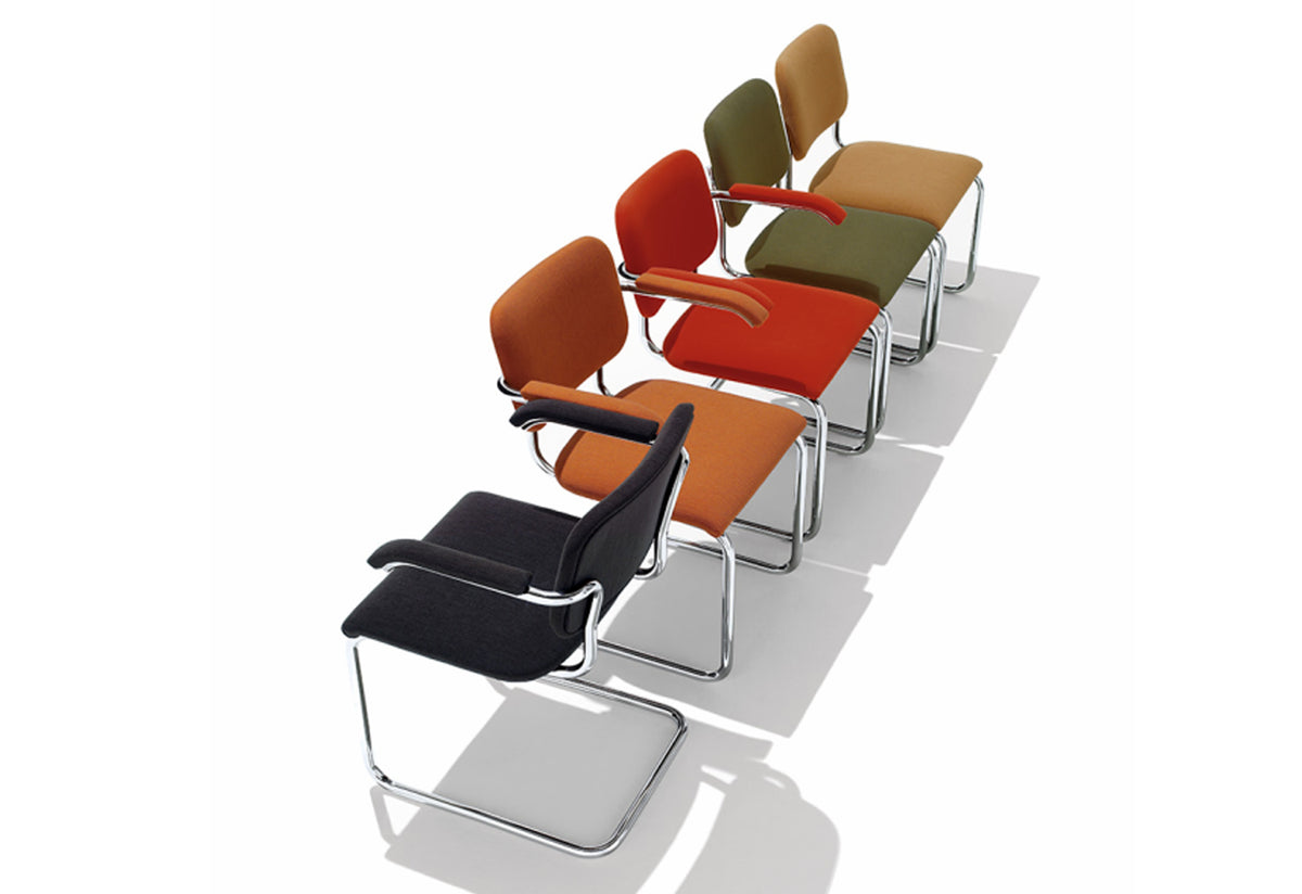 Cesca Chair | Fully Upholstered, Marcel breuer, Knoll