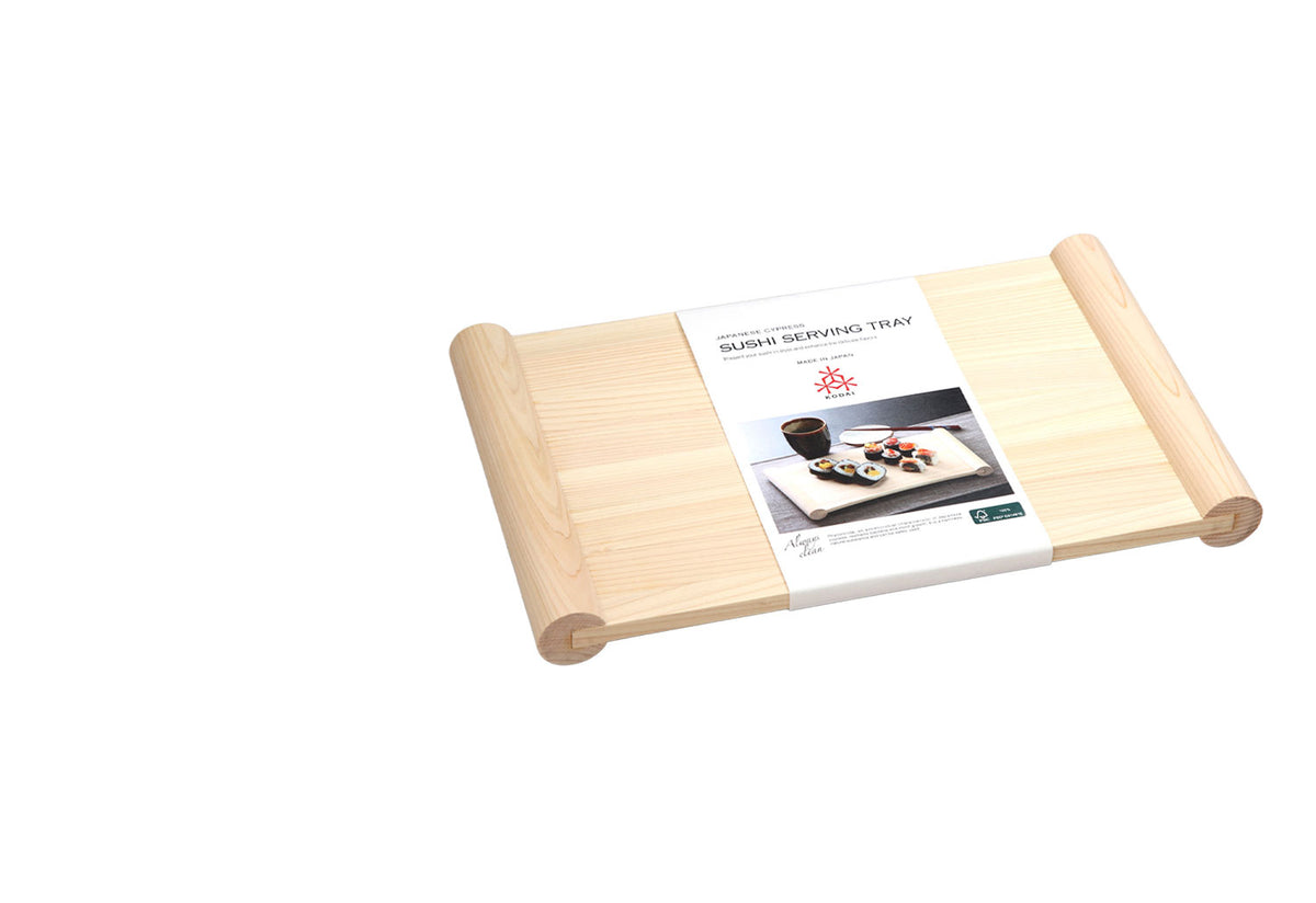 Hinoki Sushi Serving Tray, Kodai