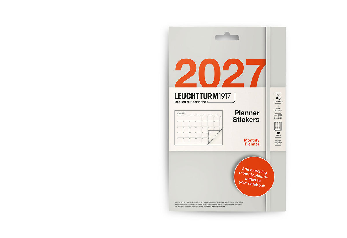 Monthly Planner Stickers 2027, Leuchtturm