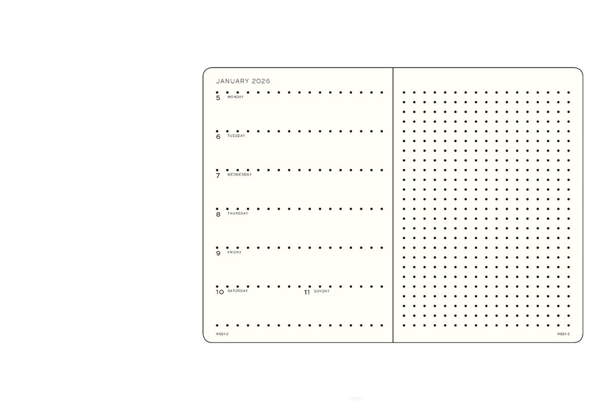 Weekly Planner + Notebook, Leuchtturm