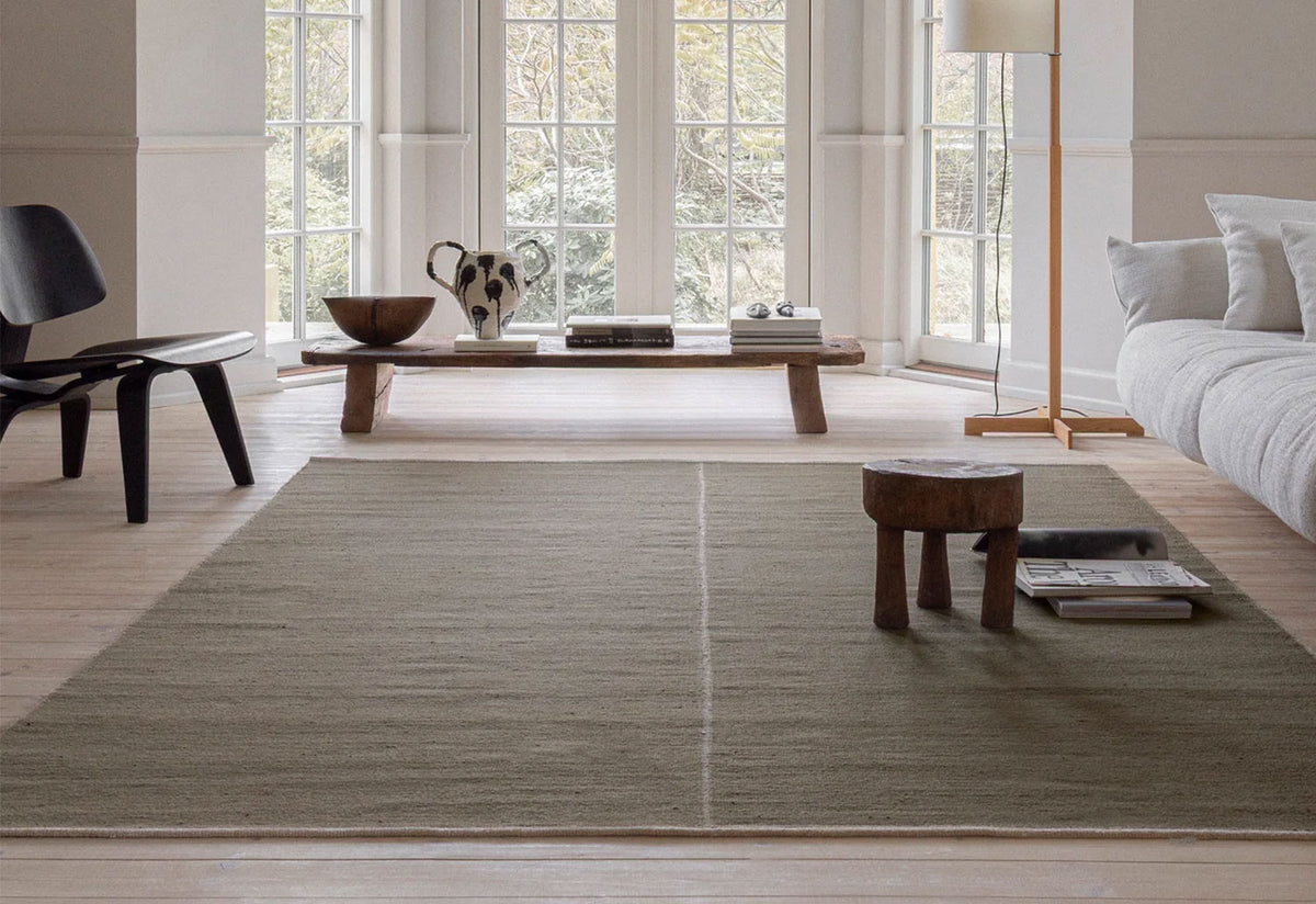 Twin Sabi Rug, Urd moll gundermann, Linie design