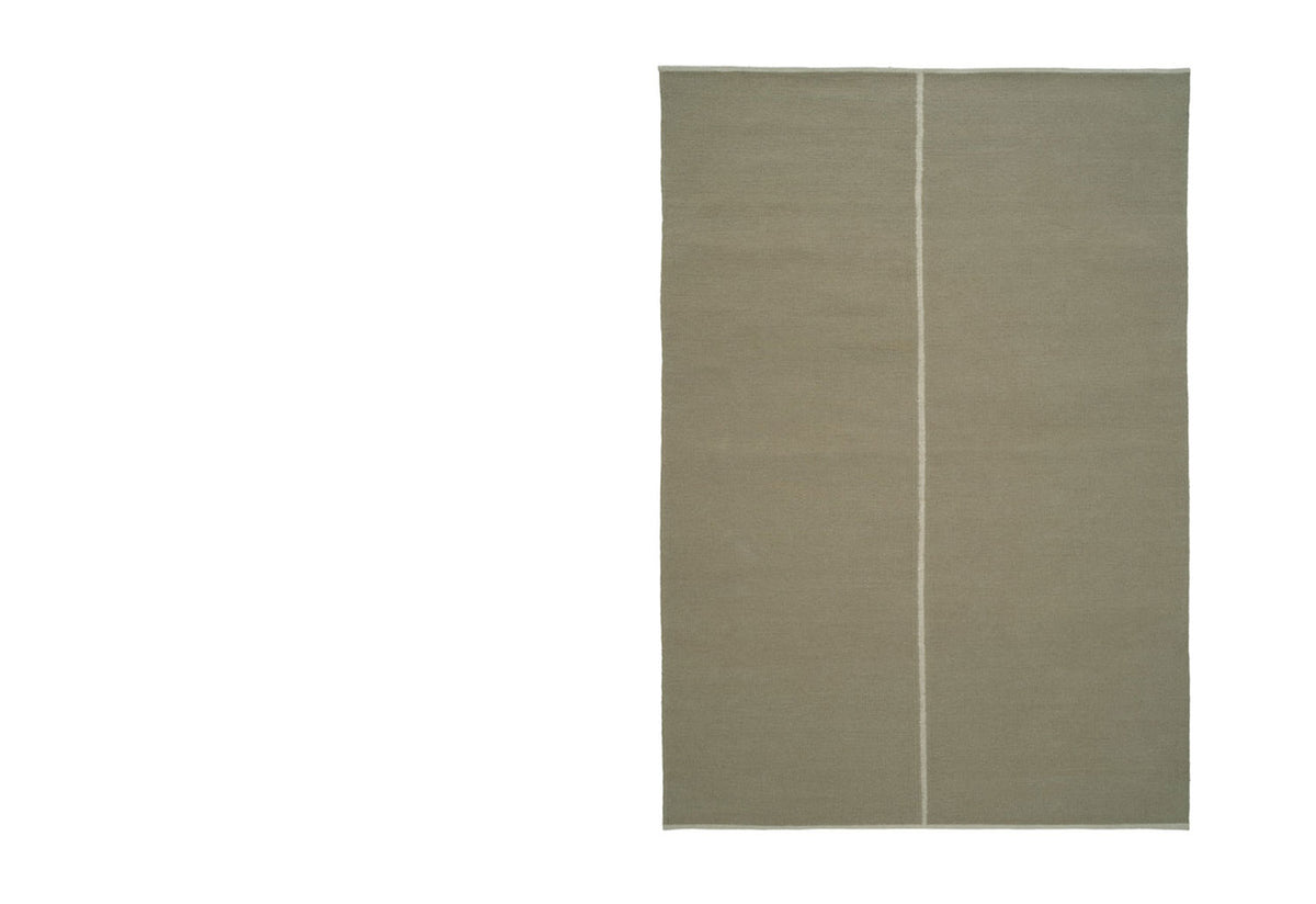 Twin Sabi Rug, Urd moll gundermann, Linie design