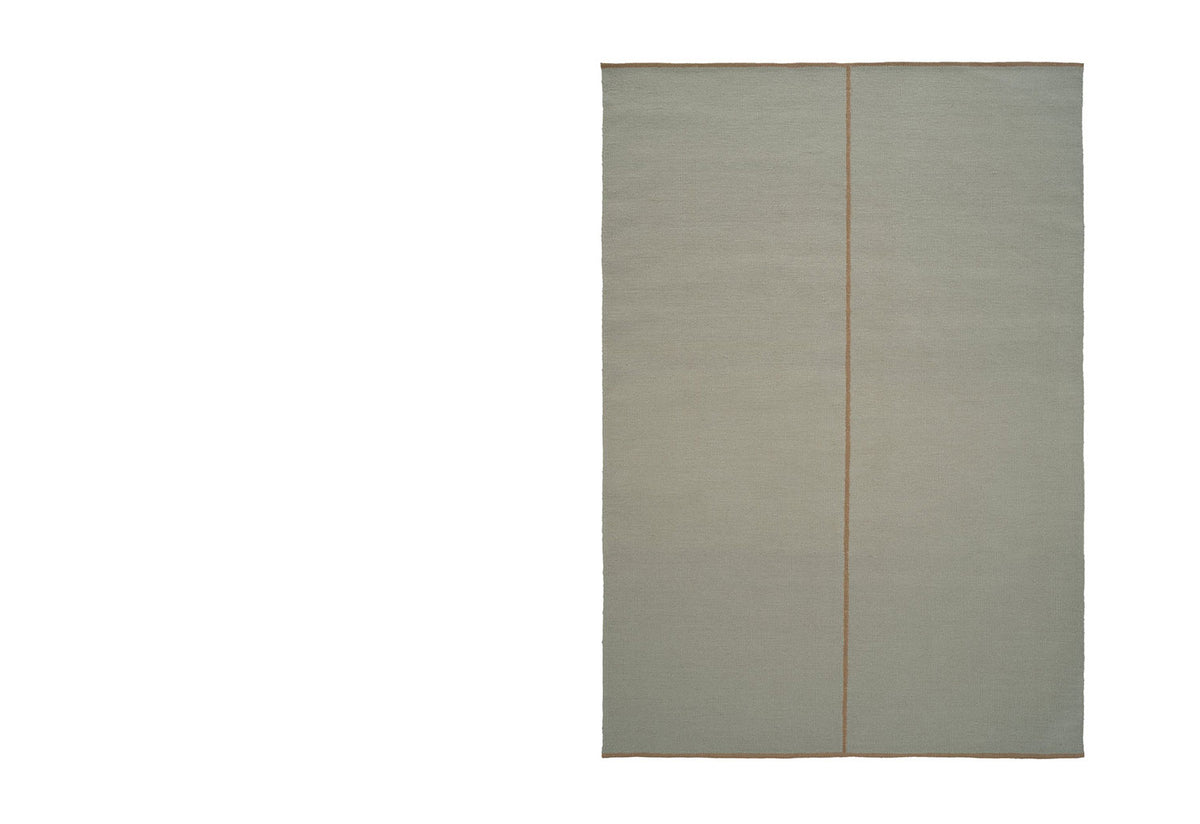 Twin Sabi Rug, Urd moll gundermann, Linie design