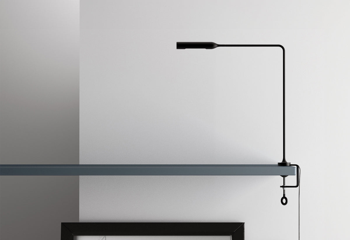 Flo Clamp Light, Foster and partners, Lumina italia