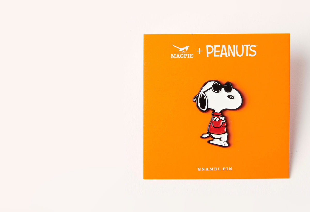 Snoopy Joe Cool Enamel Pin, Magpie